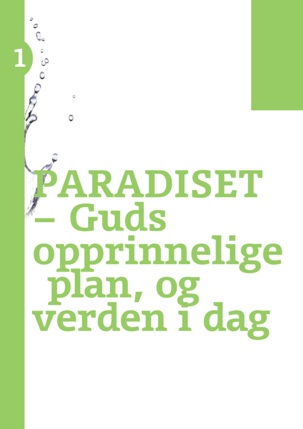 Bibelstudieguide - 02. Paradiset