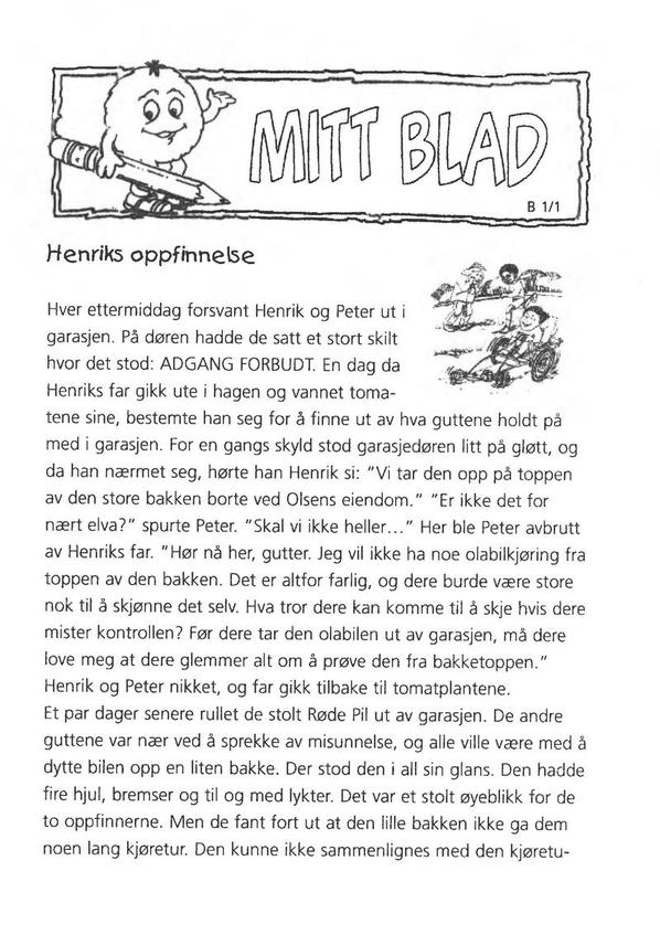 Xtra: Mitt Blad B1